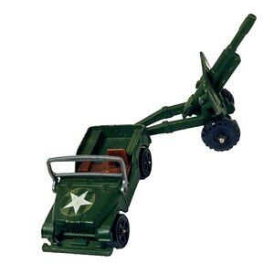 Historical Miniatures - Loose Miniatures Corgi Willys Jeep EX Canon